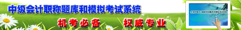 2016年中级会计职称考试题库和模拟考试系统